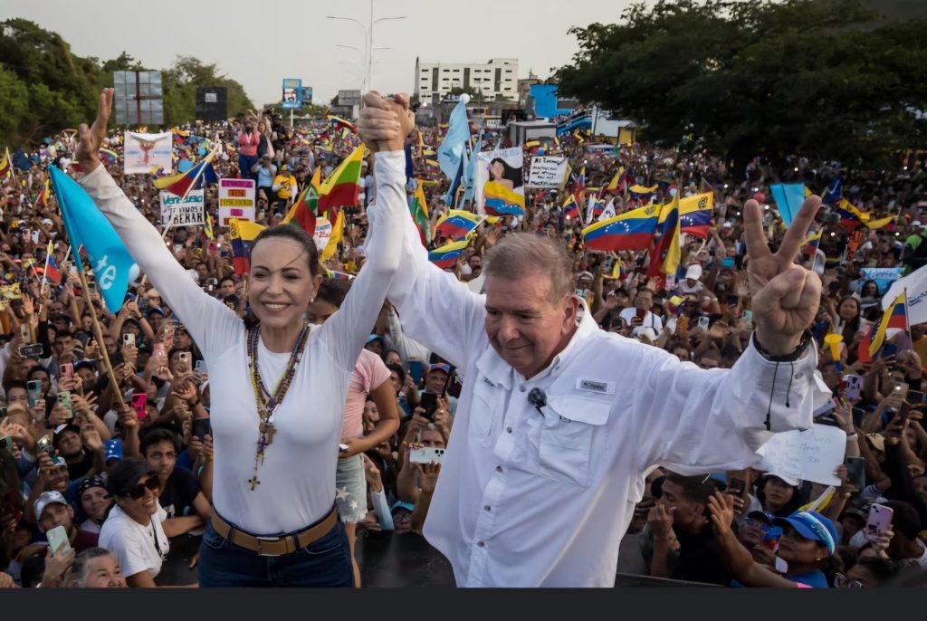 «No van a callar un país que ya habló», «la verdad son las actas de escrutinio»